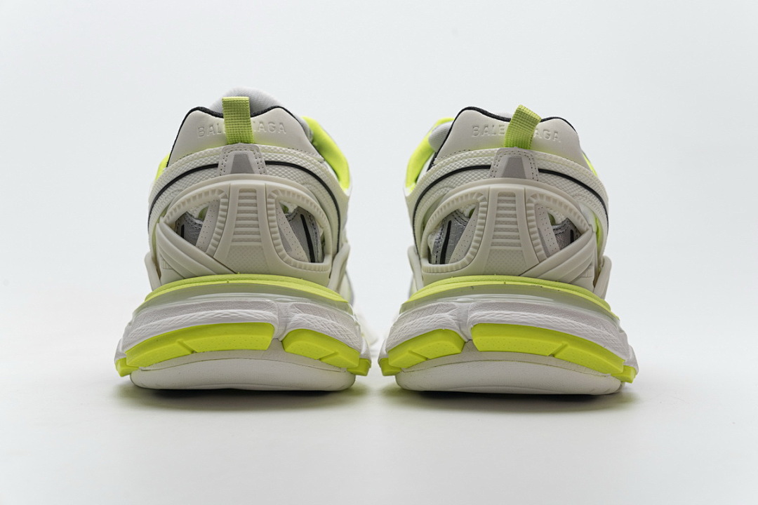 【EA0LL】白银绿 巴黎4代时尚跑鞋 568515 W2ON3 9073 Balenciaga Track 2 Sneaker White Fluo Yellow
