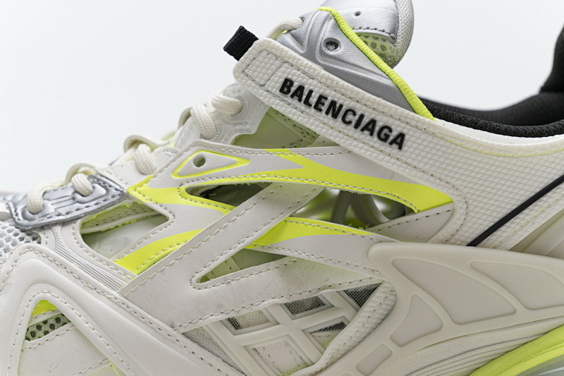 【EA0LL】白银绿 巴黎4代时尚跑鞋 568515 W2ON3 9073 Balenciaga Track 2 Sneaker White Fluo Yellow
