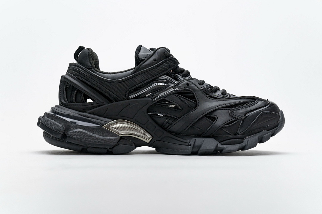 【EA0LL】黑色 巴黎4代时尚跑鞋 570391 W2GN1 1000 Balenciaga Track 2 Sneaker Black