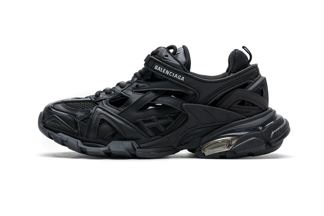 【EA0LL】黑色 巴黎4代时尚跑鞋 570391 W2GN1 1000 Balenciaga Track 2 Sneaker Black