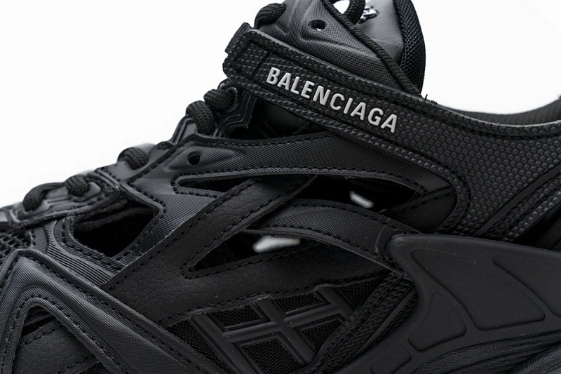 【EA0LL】黑色 巴黎4代时尚跑鞋 570391 W2GN1 1000 Balenciaga Track 2 Sneaker Black