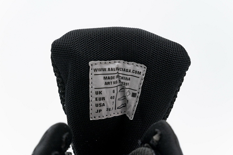 【EA0LL】黑色 巴黎4代时尚跑鞋 570391 W2GN1 1000 Balenciaga Track 2 Sneaker Black