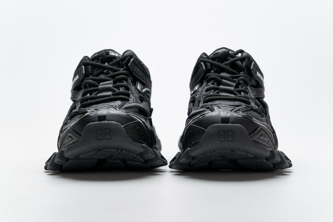 【EA0LL】黑色 巴黎4代时尚跑鞋 570391 W2GN1 1000 Balenciaga Track 2 Sneaker Black