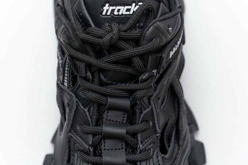 【EA0LL】黑色 巴黎4代时尚跑鞋 570391 W2GN1 1000 Balenciaga Track 2 Sneaker Black