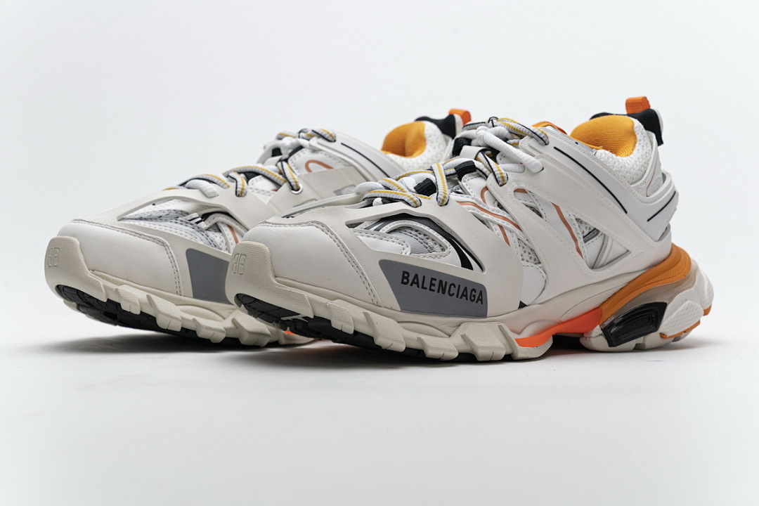 yupoo_374700_fbf52a4b.jpg 【EA7LJ】白橘有灯 巴黎3代灯鞋 542436 W1GB7 9059 Balenciaga Tess S.White Orange