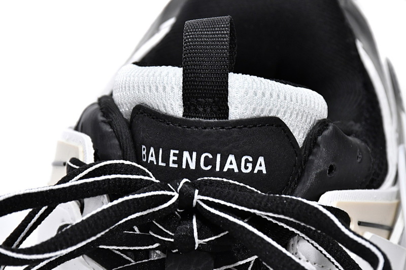 【DA0LJ】黑白黄 巴黎3代时尚复古低帮跑鞋 542023 W3NM3 7261 Balenciaga Tess S. Black White Yellow