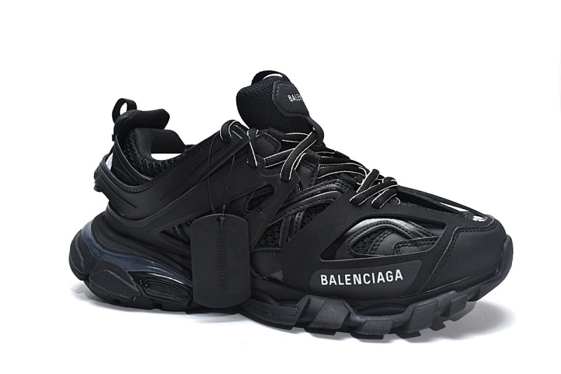【DA0LJ】全黑 巴黎3代时尚复古低帮跑鞋 542436 W1GB1 1000 Balenciaga Tess S. Black