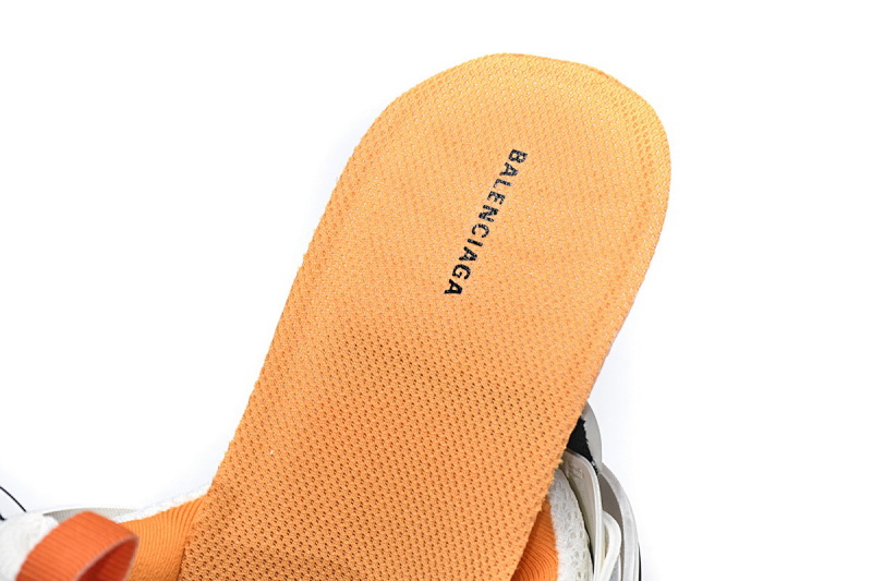 【DA0LJ】白桔黑 巴黎3代时尚复古低帮跑鞋 542436 W1GB1 9059 Balenciaga Tess S. White Orange Black