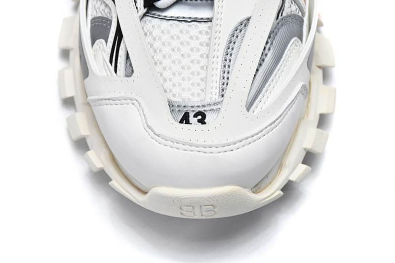 【DA0LJ】白桔黑 巴黎3代时尚复古低帮跑鞋 542436 W1GB1 9059 Balenciaga Tess S. White Orange Black