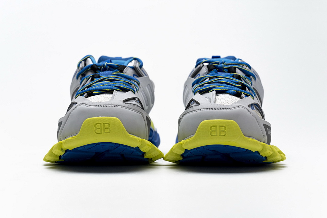 【DA0LJ】灰蓝黄无灯 巴黎3代时尚复古低帮跑鞋 542023 W1GB9 6509 Balenciaga Tess S.Grey Blue Yellow