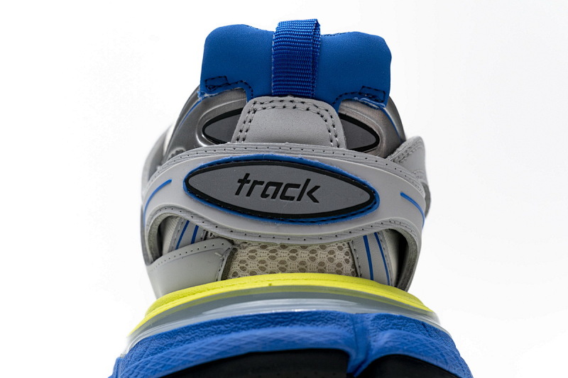 【DA0LJ】灰蓝黄无灯 巴黎3代时尚复古低帮跑鞋 542023 W1GB9 6509 Balenciaga Tess S.Grey Blue Yellow