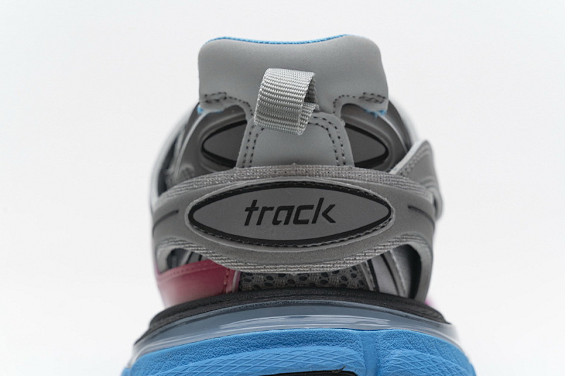 【DA0LJ】七彩无灯 巴黎3代时尚复古低帮跑鞋 542436 W1GC1 4051 Balenciaga Tess S.Blue Pink Silver