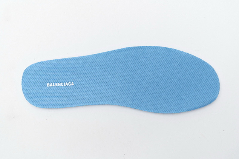 【DA0LJ】七彩无灯 巴黎3代时尚复古低帮跑鞋 542436 W1GC1 4051 Balenciaga Tess S.Blue Pink Silver