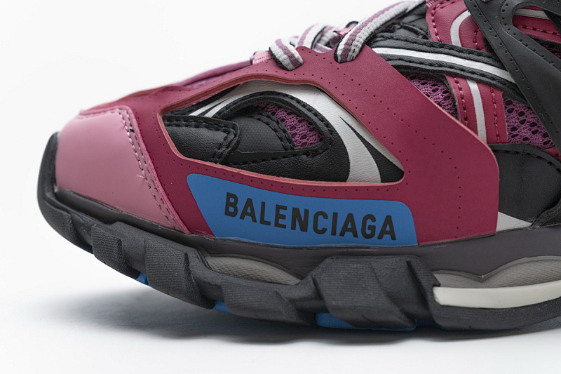 【DA0LJ】黑紫红无灯 巴黎3代时尚复古低帮跑鞋 542436 W1GB7 5482 Balenciaga Tess S.Black Purplish Red