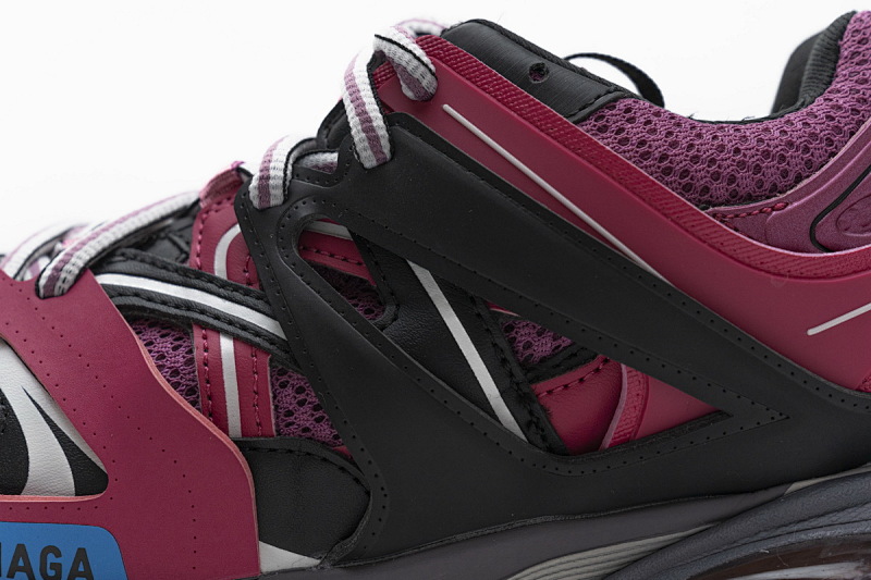 【DA0LJ】黑紫红无灯 巴黎3代时尚复古低帮跑鞋 542436 W1GB7 5482 Balenciaga Tess S.Black Purplish Red