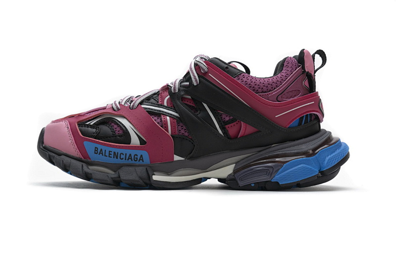 【DA0LJ】黑紫红无灯 巴黎3代时尚复古低帮跑鞋 542436 W1GB7 5482 Balenciaga Tess S.Black Purplish Red