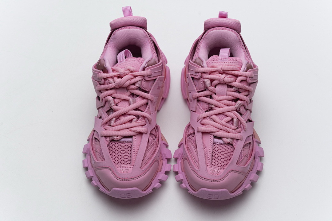 【DA0LJ】梅红无灯 巴黎3代时尚复古低帮跑鞋 542436 W1GB7 2012 Balenciaga Tess S.Plum Red
