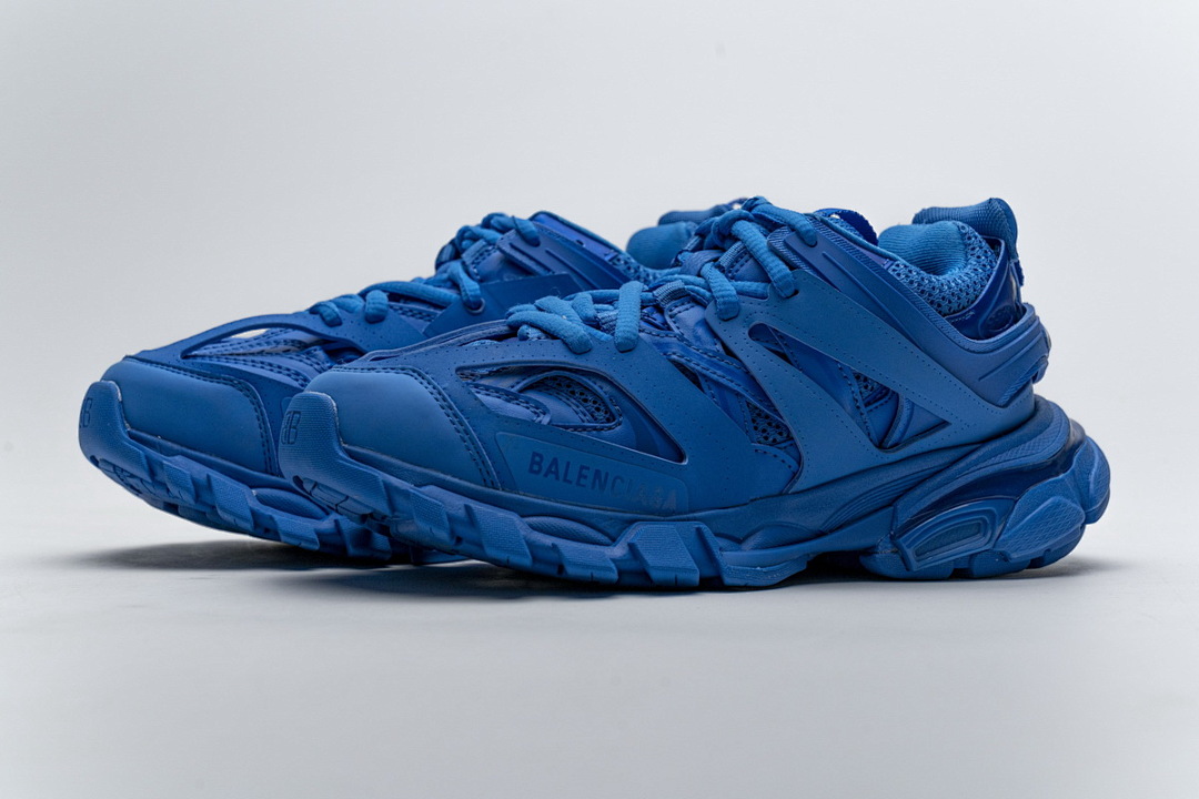 【DA0LJ】宝蓝无灯 巴黎3代时尚复古低帮跑鞋 542436 W1GB7 2016 Balenciaga Tess S.Blue
