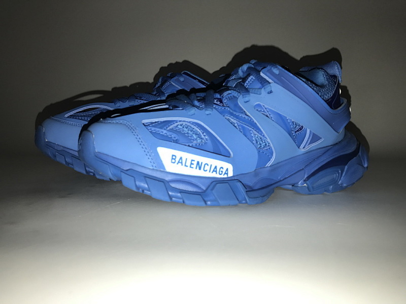 【DA0LJ】宝蓝无灯 巴黎3代时尚复古低帮跑鞋 542436 W1GB7 2016 Balenciaga Tess S.Blue