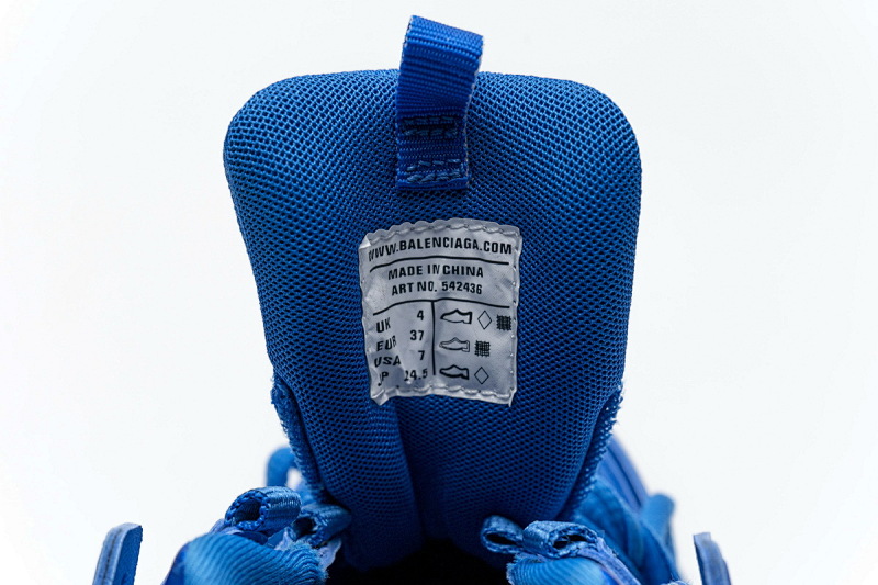 【DA0LJ】宝蓝无灯 巴黎3代时尚复古低帮跑鞋 542436 W1GB7 2016 Balenciaga Tess S.Blue