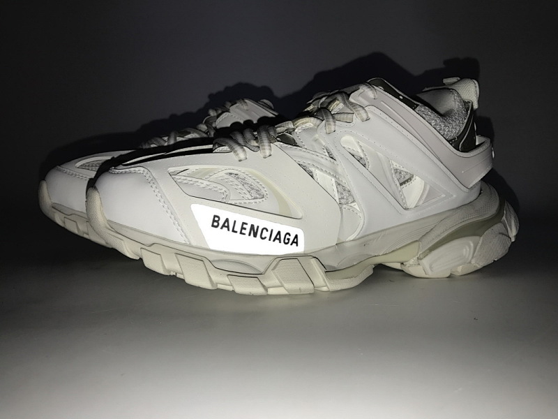 【DA0LJ】全白无灯 巴黎3代时尚复古低帮跑鞋 542436 W1GB7 6509 Balenciaga Tess S.White