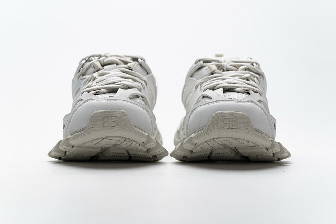 【DA0LJ】全白无灯 巴黎3代时尚复古低帮跑鞋 542436 W1GB7 6509 Balenciaga Tess S.White