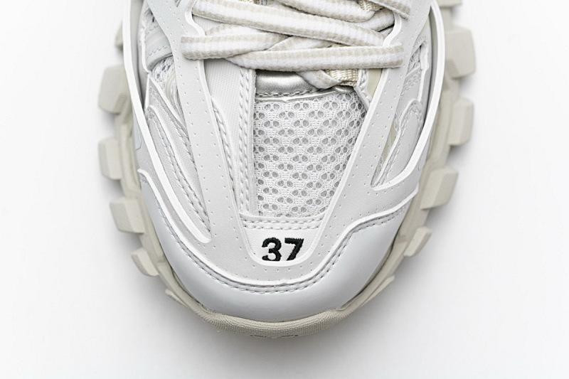 【DA0LJ】全白无灯 巴黎3代时尚复古低帮跑鞋 542436 W1GB7 6509 Balenciaga Tess S.White
