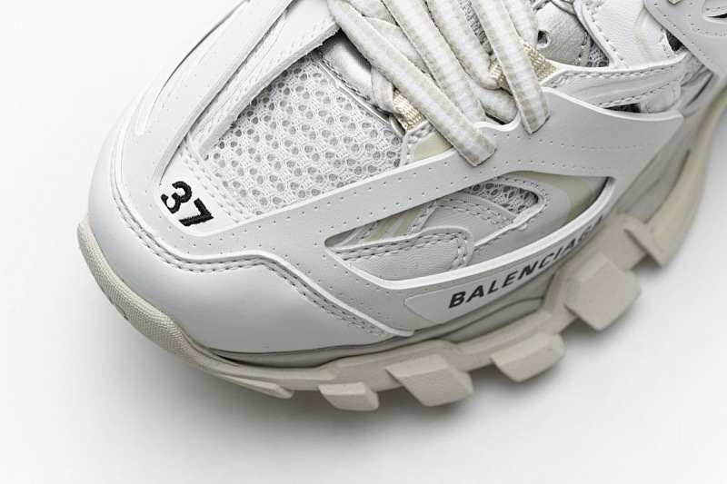 【DA0LJ】全白无灯 巴黎3代时尚复古低帮跑鞋 542436 W1GB7 6509 Balenciaga Tess S.White