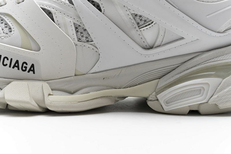 【DA0LJ】全白无灯 巴黎3代时尚复古低帮跑鞋 542436 W1GB7 6509 Balenciaga Tess S.White