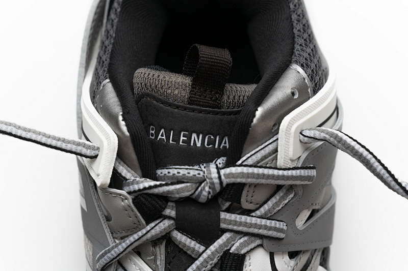 【DA0LJ】中灰无灯 巴黎3代时尚复古低帮跑鞋 542435 W1GB7 2018 Balenciaga Tess S.White Grey Orange