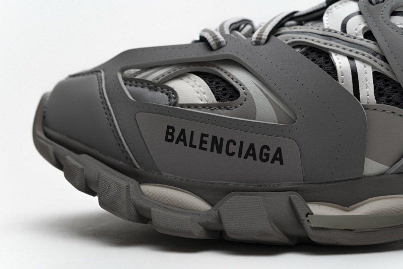 【DA0LJ】中灰无灯 巴黎3代时尚复古低帮跑鞋 542435 W1GB7 2018 Balenciaga Tess S.White Grey Orange