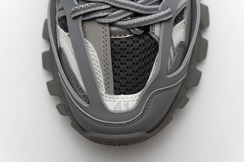 【DA0LJ】中灰无灯 巴黎3代时尚复古低帮跑鞋 542435 W1GB7 2018 Balenciaga Tess S.White Grey Orange