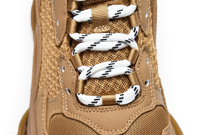 【DA0LJ】棕色气垫 巴黎世家水晶透明底气垫鞋 541624 W2GA1 2706 Balenciaga Triple S Brown