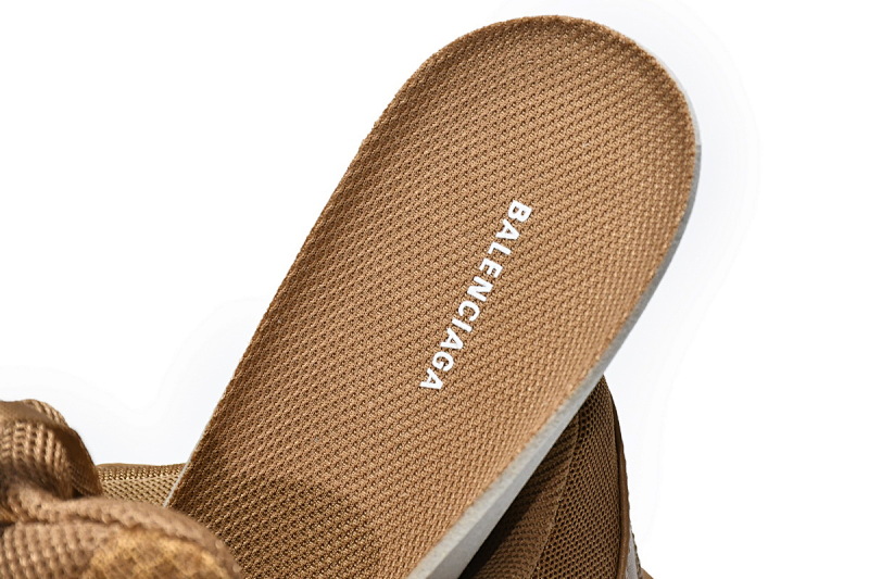 【DA0LJ】棕色气垫 巴黎世家水晶透明底气垫鞋 541624 W2GA1 2706 Balenciaga Triple S Brown