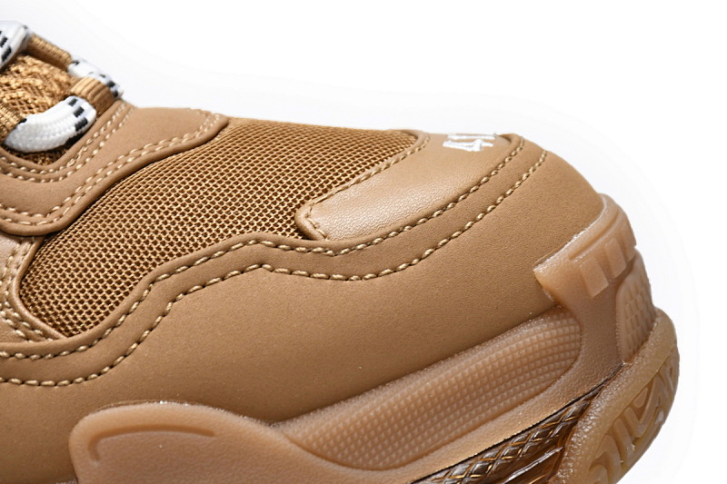 【DA0LJ】棕色气垫 巴黎世家水晶透明底气垫鞋 541624 W2GA1 2706 Balenciaga Triple S Brown