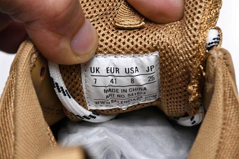 【DA0LJ】棕色气垫 巴黎世家水晶透明底气垫鞋 541624 W2GA1 2706 Balenciaga Triple S Brown