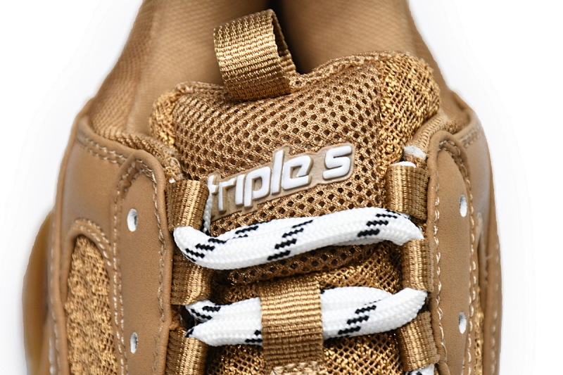 【DA0LJ】棕色气垫 巴黎世家水晶透明底气垫鞋 541624 W2GA1 2706 Balenciaga Triple S Brown
