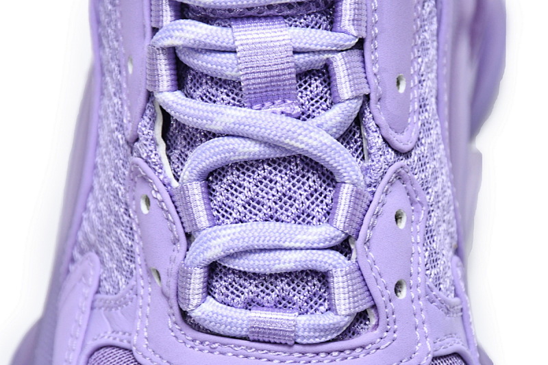 【DA0LJ】紫色气垫 巴黎世家水晶透明底气垫鞋 544351 W2GA1 5890 Balenciaga Triple S Purple