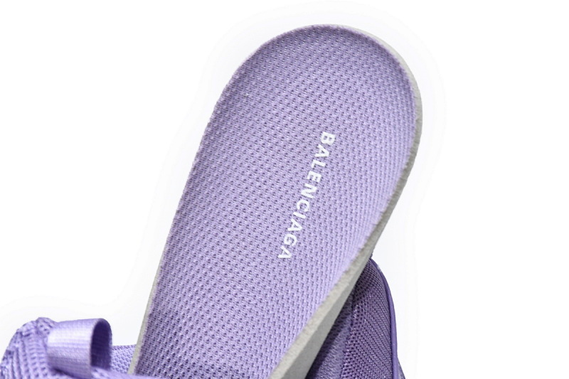 【DA0LJ】紫色气垫 巴黎世家水晶透明底气垫鞋 544351 W2GA1 5890 Balenciaga Triple S Purple