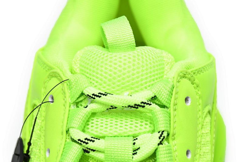 【DA0LJ】荧光黄气垫 巴黎世家水晶透明底气垫鞋 544351 WZFF1 7320 Balenciaga Triple S Fluorescein