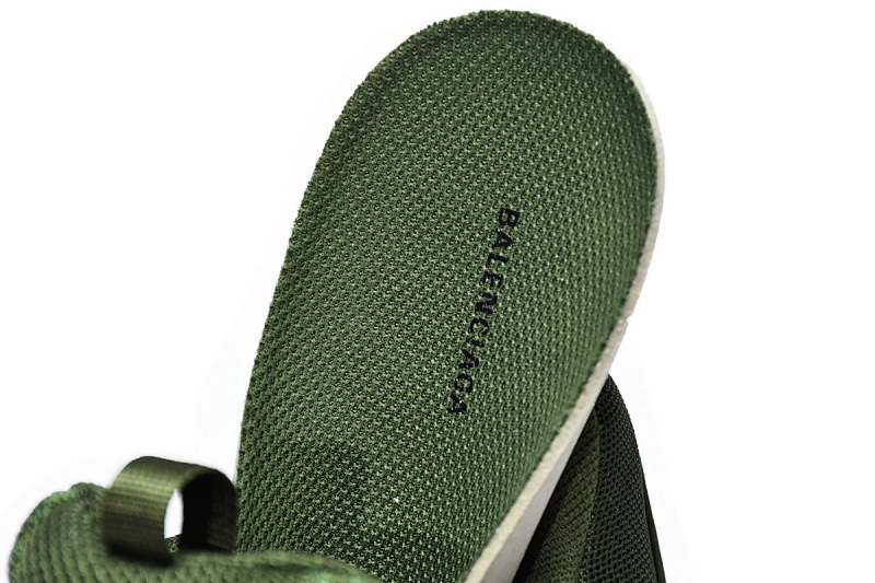 【DA0LJ】军绿气垫 巴黎世家水晶透明底气垫鞋 541624 W2GA1 2325 Balenciaga Triple S Pitch Green