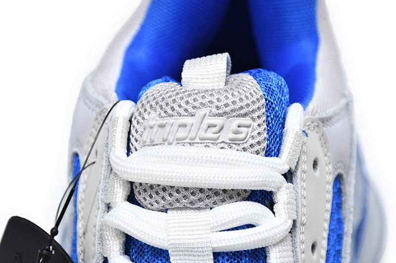 【DA0LJ】灰宝蓝气垫 巴黎世家水晶透明底气垫鞋 541624 W090N 9169 Balenciaga Triple S Grey Blue