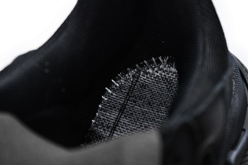 【DA0LJ】全黑气垫 巴黎世家水晶透明底气垫鞋 541624 W09O1 1000 Balenciaga Triple S Black
