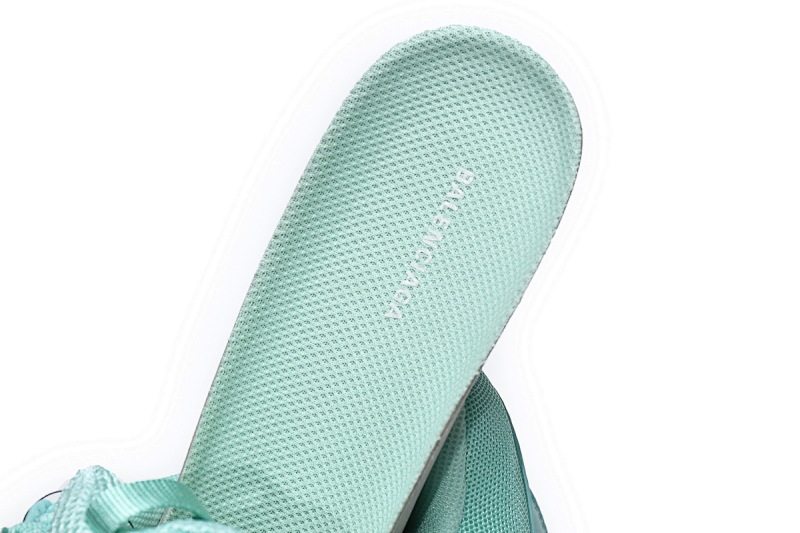 【DA0LJ】浅绿气垫 巴黎世家水晶透明底气垫鞋 544351 W2GA1 4500 Balenciaga Triple S Aqua