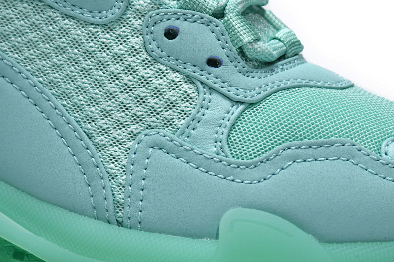 【DA0LJ】浅绿气垫 巴黎世家水晶透明底气垫鞋 544351 W2GA1 4500 Balenciaga Triple S Aqua
