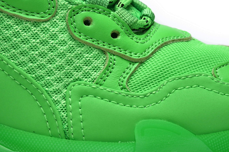 【DA0LJ】苹果绿气垫 巴黎世家水晶透明底气垫鞋 541624 W09OL 3801 Balenciaga Triple S Fluorescent Green