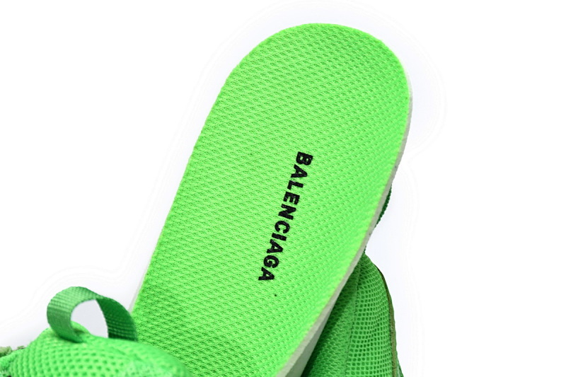 【DA0LJ】苹果绿气垫 巴黎世家水晶透明底气垫鞋 541624 W09OL 3801 Balenciaga Triple S Fluorescent Green