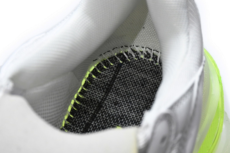 【DA0LJ】白荧光气垫 巴黎世家水晶透明底气垫鞋 544351 W0901 9010 Balenciaga Triple S White Green