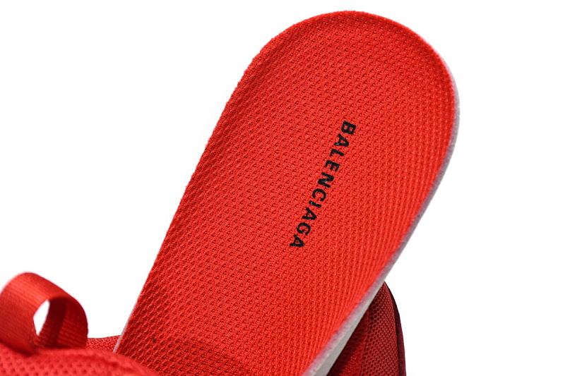 【DA0LJ】大红气垫 巴黎世家水晶透明底气垫鞋 541624 W09O1 6500 Balenciaga Triple S Dark Red
