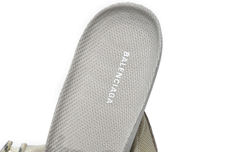 【DA0LJ】米黄气垫 巴黎世家水晶透明底气垫鞋 544351 W09OH 7083 Balenciaga Triple S Champagne